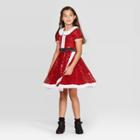 Nickelodeon Girls' Jojo's Closet Holiday Dress Red S, Girl's,