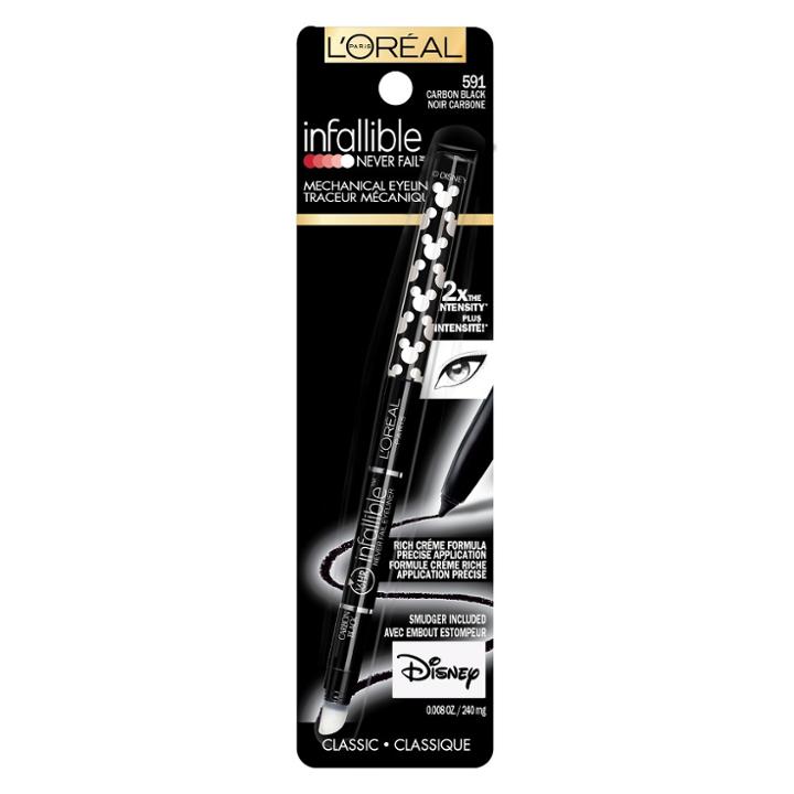 Disney L'oral Paris Mickey Mouse Collection Infallible Eyeliner 591 Carbon Black