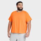 Men's Big & Tall Short Sleeve Run T-shirt - All In Motion Orange