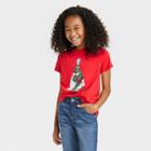Girls' Short Sleeve Flip Sequin T-shirt - Cat & Jack Red