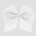 Girls' Bow Metal Snap Clip - Cat & Jack White