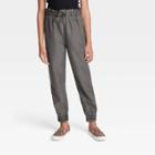 Girls' Smock Waist Utility Pants - Art Class Green