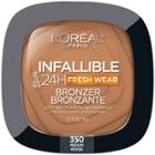 L'oreal Paris Infallible Up To 24hr Fresh Wear Soft Matte Bronzer - 350 Medium