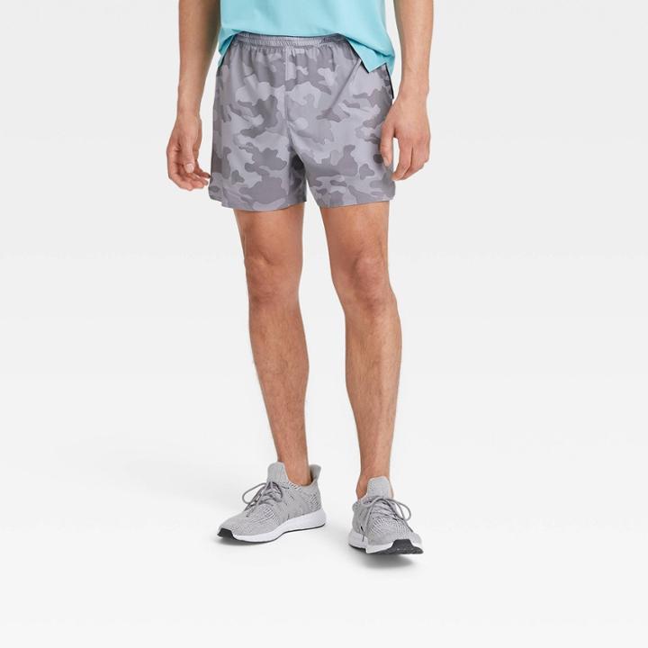 All In Motion Men's Lined Run Shorts 5 - All In