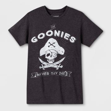 Men's The Goonies Short Sleeve Never Say Die Graphic T-shirt - Charcoal Heather