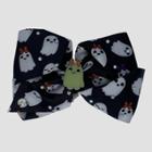 Girls' Jojo Siwa Ghost Halloween Bow Hair Clip - Black