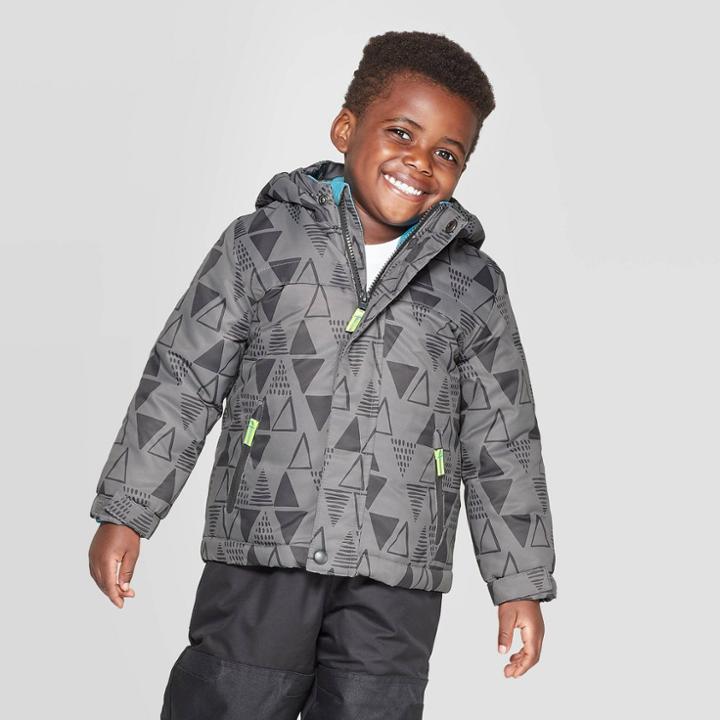Toddler Boys' Printed 3-in-1 Jacket - Cat & Jack Gray