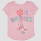 Toddler Girls' Winnie The Pooh Short Sleeve T-shirt - Pink