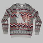 Men's Game Of Thrones Winter Is Here Crewneck Ugly Sweater - Gray L, Men's, Size: