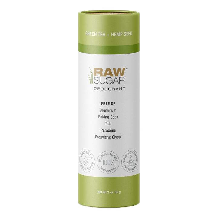 Raw Sugar Deodorant Green Tea + Hemp