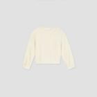 Girls' Sherpa Crew Neck Pullover - Art Class Ivory