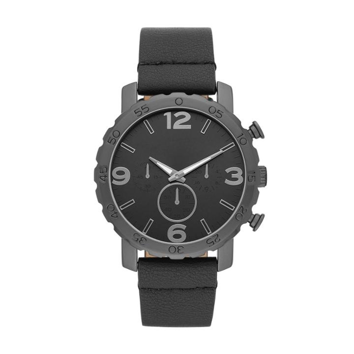 Men's Matte Watch - Goodfellow & Co Black/brown