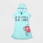 Girls' Disney The Little Mermaid Swim Cover Up - Blue 3 - Disney