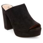 Women's Sloan Block Heel Platform Mule Pumps - Mossimo Supply Co. Black