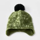 Boys' Tie-dye Earflap Hat - Cat & Jack Green