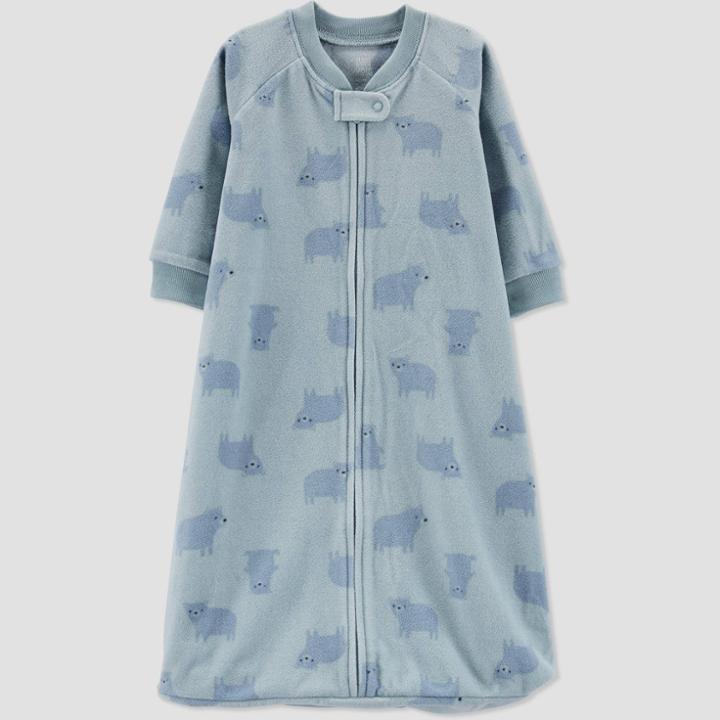 Carter's Just One You Baby Boys' Bear One Piece Pajama - Just One You Made By Carter's Blue