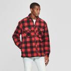 Dickies Men's Long Sleeve Shirt Jacket - Red