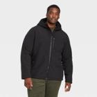 Men's Big & Tall Softshell Sherpa Jacket - All In Motion Black