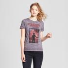 Target Women's Stranger Things Short Sleeve Logo Graphic T-shirt (juniors') - Dark Gray