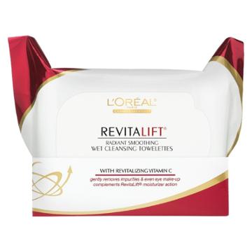 L'oreal Paris Revitalift Radiant Smoothing Wet Cleansing Towelettes