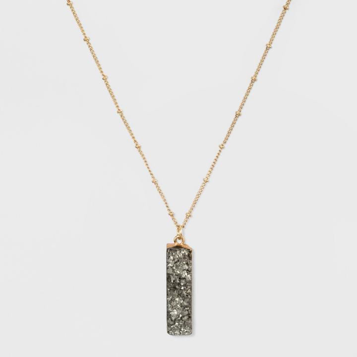 Semi Precious Druzzy Necklace - Universal Thread
