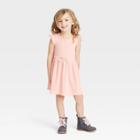 Toddler Girls' Ribbed Dress - Cat & Jack Pink