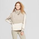 Women's Hooded Half Zip - Joylab Vintage Khaki