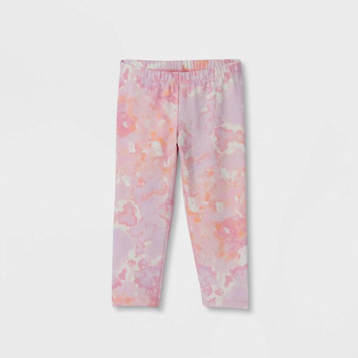 Girls' Capri Leggings - Cat & Jack Cream