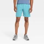 Men's Mesh Shorts - All In Motion Turquoise Blue