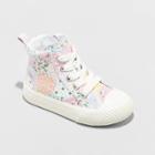 Toddler Girls' Shane Patchwork Lace-up Zipper Sneakers - Cat & Jack 5,