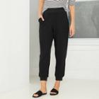 Women's High-rise Relaxed Fit Jogger Pants - Who What Wear Black