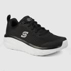 Women's S Sport By Skechers Premium Cushioning Apparel Sneakers - Black