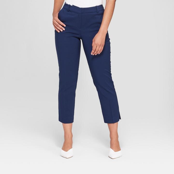 Target Women's Straight Leg Ankle Length Trouser - Prologue Navy (blue)