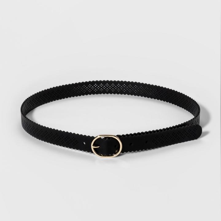 Women's Patent Belts - A New Day Black