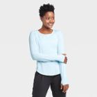 Women's Long Sleeve Essential T-shirt - All In Motion Light Blue