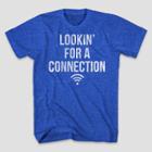 Target Men's Looking For Connection Short Sleeve T-shirt - Royal