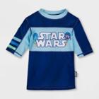 Boys' Star Wars Rash Guard - Blue 7-8 - Disney