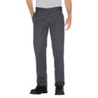 Dickies Men's Slim Straight Fit Twill Pants- Charcoal