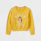 Girls' Disney Princess Belle Dreamy Fleece Pullover - Yellow