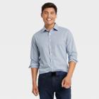 Men's Standard Fit Long Sleeve Button-down Shirt - Goodfellow & Co Bay Blue