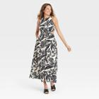 Women's Sleeveless Dress - Who What Wear Cream Floral Xxl, Ivory Floral