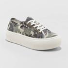Women's Taryn Lace Up Sneakers - A New Day Camo