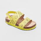 Toddler Girls' Gwenivive Footbed Sandals - Cat & Jack Yellow