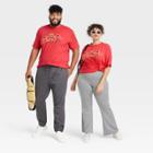 Well Worn Latino Heritage Month Adult Gender Inclusive Plus Size Buen Dia Short Sleeve T-shirt - Red