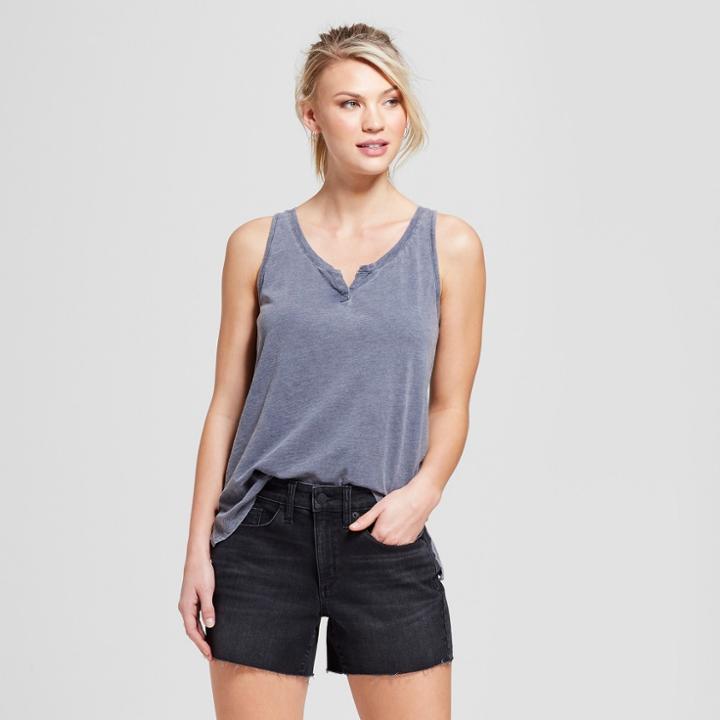 Women's V Slit Tank - Universal Thread Gray