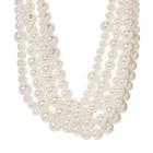 Sugarfix By Baublebar Multi Strand Pearl Choker Necklace - Pearl, Girl's