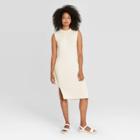 Women's Essential Sleeveless Knit Dress - Prologue Cream