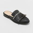 Target Women's Karoline Backless Loafer Mules - A New Day Black