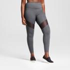 Plus Size Women's Plus Premium High Waist Mesh Leggings - Joylab Charcoal Heather