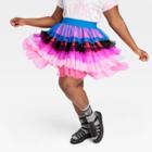 No Brand Pride Adult Plus Size High-rise Festival Mini Skirt - Purple